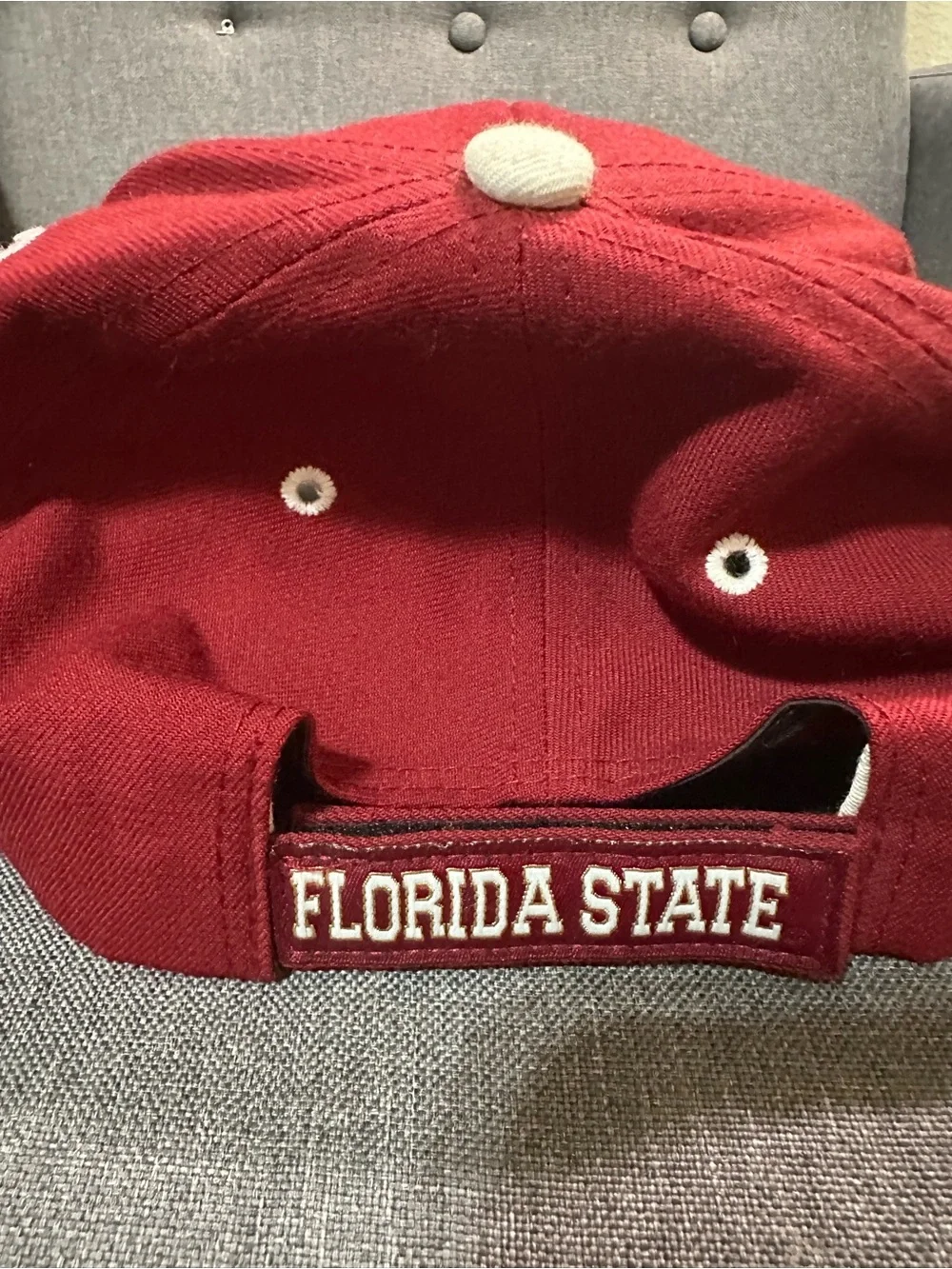 Florida State Garnet Baseball Cap with FS Logo